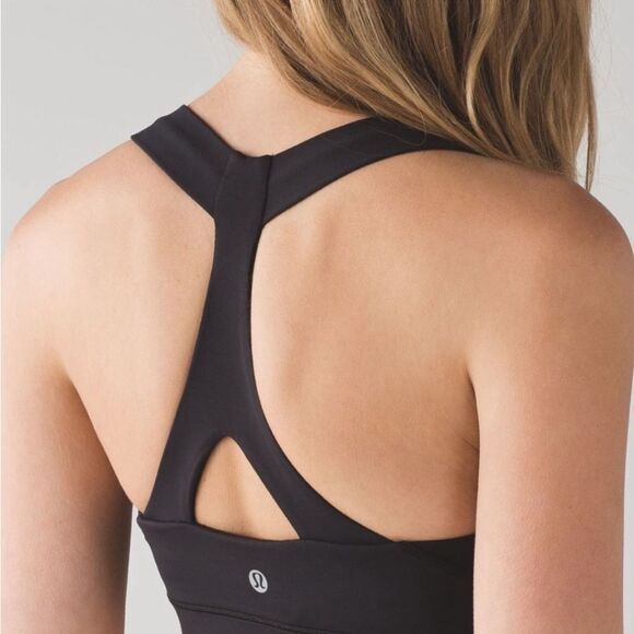 Lululemon Fast Lane Sports Bra Black - Picture 1 of 9